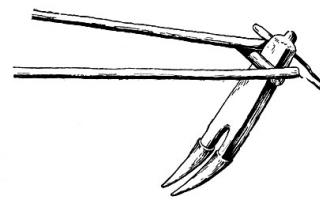 Сельскохозяйственные орудия раннего средневековья Соха с железным наконечником